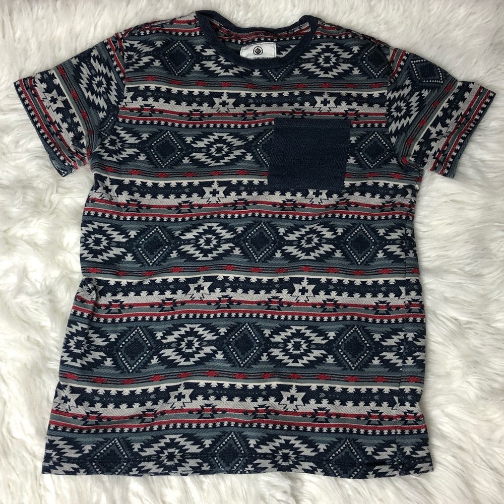 4/25 Sale On The Byas Tribal Print Short Sleeved